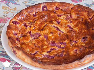 Galette comtoise à la framboise
