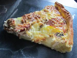 Tarte pommes de terre - saucisse de Morteau