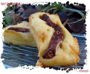 Bouchées Comté, basilic, tomates séchées