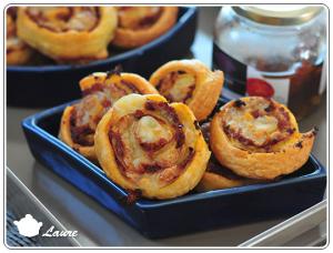 Feuilletés tomate et mozzarella