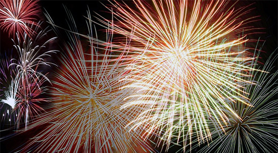 Feu d'artifice en Haute-Saône
